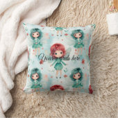 自分のクリスマスの妖精を作成する クッション (ブランケット)