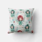 自分のクリスマスの妖精を作成する クッション (裏面)
