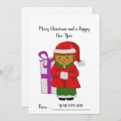 自分のクリスマスカード シーズンカード (正面/裏面)