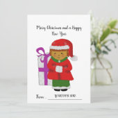 自分のクリスマスカード シーズンカード (スタンド正面)