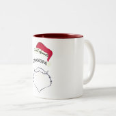 自分のクリスマスキャンディコーヒーマグギフトを作る ツートーンマグカップ (正面右)