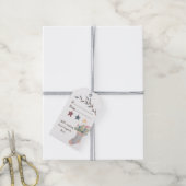 自分のクリスマスギフトタグの作成 ギフトタグ (より糸付き)