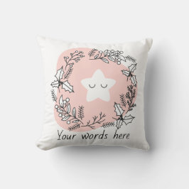 自分のクリスマススターレトロを作成 クッション