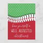 自分のクリスマスチロを上手に調節する シーズンポストカード (正面)