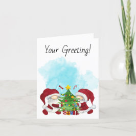 自分のクリスマスツリーの格言を作成する シーズンカード