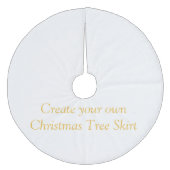 自分のクリスマスツリースカートの作成 フリース ツリースカート (正面)