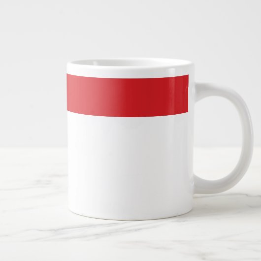 自分のクリスマステンプレートジャンボマグの作成 ジャンボコーヒーマグカップ (右)