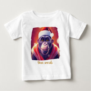 自分のクリスマステープを作成する ベビーTシャツ
