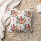 自分のクリスマストリートホワイトを作成 クッション (ブランケット)
