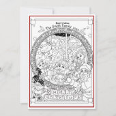 自分のクリスマスパーソナライズされたフェスティバルを彩る シーズンカード (正面)