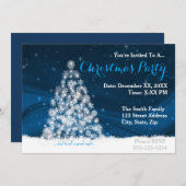 自分のクリスマスパーティの招待状 招待状 (正面/裏面)