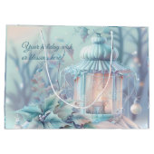 自分のクリスマスフェアリーのライトを作成する ラージペーパーバッグ (裏面)