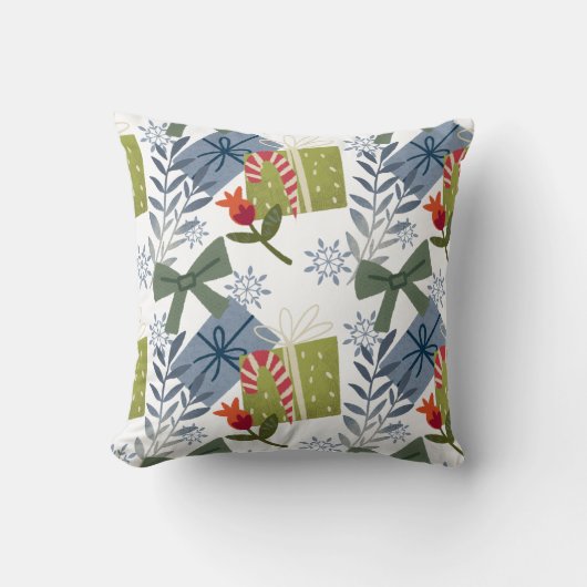 自分のクリスマスプレゼントとブリキの兵士を作成する クッション (正面)