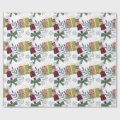 自分のクリスマスプレゼントとブリキの兵士を作成する ラッピングペーパー (フラット)