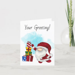 自分のクリスマスプレゼントの作成格言 シーズンカード