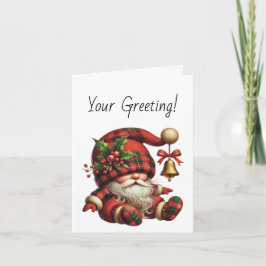 自分のクリスマスプレドを作成する格言サンタ シーズンカード