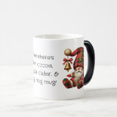 自分のクリスマスプレドを作成する格言サンタ モーフィングマグカップ (正面右)