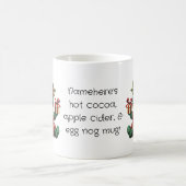 自分のクリスマスプレド格言パジャマを作成 モーフィングマグカップ (中央)