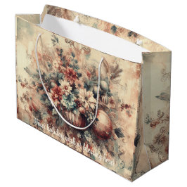 自分のクリスマスベビクトリアンースを作成する ラージペーパーバッグ