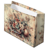 自分のクリスマスベビクトリアンースを作成する ラージペーパーバッグ (正面アングル)