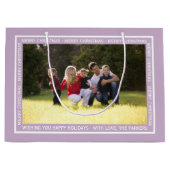 自分のクリスマスラベンダー抱き枕を作ろう！ ラージペーパーバッグ (正面)