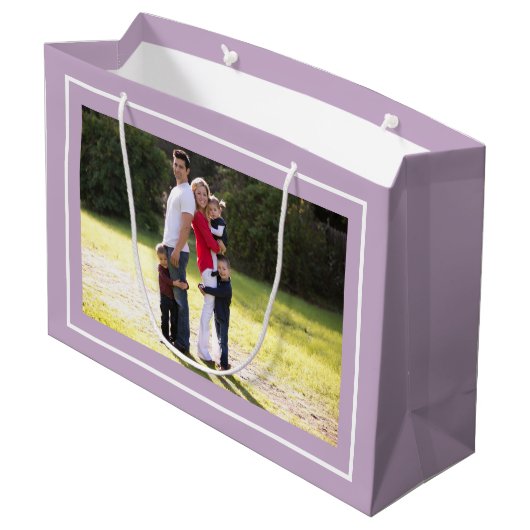 自分のクリスマスラベンダー抱き枕を作ろう！ ラージペーパーバッグ (裏面アングル)