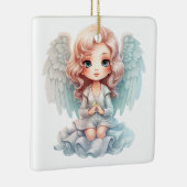 自分のクリスマス祈天使を作成する セラミックオーナメント (右)