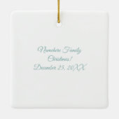 自分のクリスマス祈天使を作成する セラミックオーナメント (裏面)