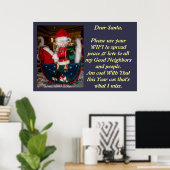 自分のクリスマスWIFIポスターの希望を作成する ポスター (ホームオフィス)