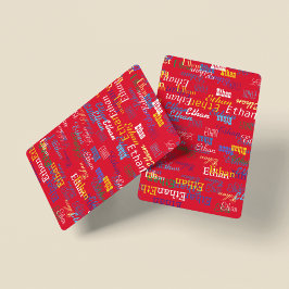 自分のクール名前を付けてトランプを作成する トランプ