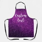 自分のグリッターを作る母の彼女カスタムのアプロ エプロン (正面)