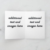 自分のグリーティングカードの作成V カード (内部)