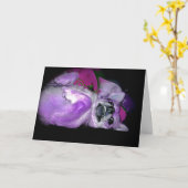 自分のグリーティングカードをパンプル カード (黄色い花)