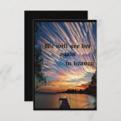 自分のグリーティングカードを作る 案内状 (正面/裏面)