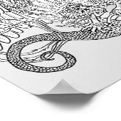 自分のケツァコアトルに色を付ける ポスター (角)