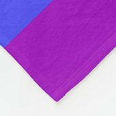 自分のゲイプライドパーソナライズされた旗を作る フリースブランケット (角)