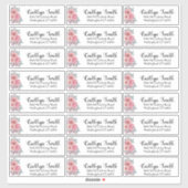 自分のゲストアドレ結婚スのステッカーを作成 シール (シート)