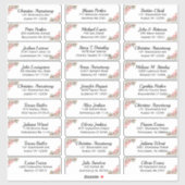 自分のゲストアドレ結婚スのステッカーを作成 シール (シート)