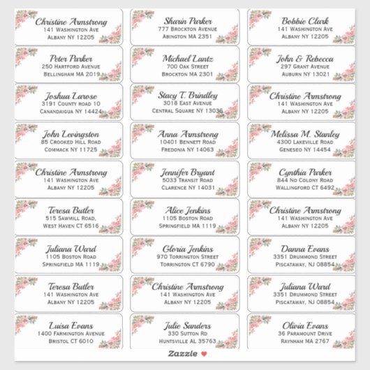 自分のゲストアドレ結婚スのステッカーを作成 シール (シート)