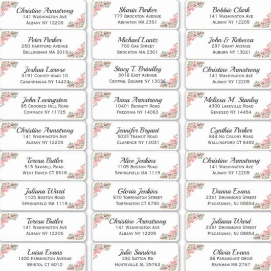 自分のゲストアドレ結婚スのステッカーを作成 シール (正面)