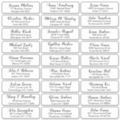 自分のゲストアドレ結婚スのステッカーを作成 シール (正面)