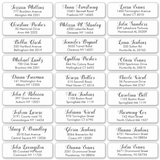 自分のゲストアドレ結婚スのステッカーを作成 シール (正面)