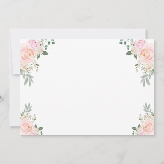 自分のゲームシャンパンフローラを作る 招待状 (正面)