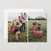 自分のコラカスタムージュ家族の写真を作る ポストカード (正面/裏面)