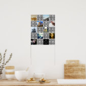 自分のコラージュ写真の作成テンプレートカスタム ポスター (キッチン)