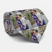 自分のコラージュ写真モダンの記念日の作成 ネクタイ (ロール)