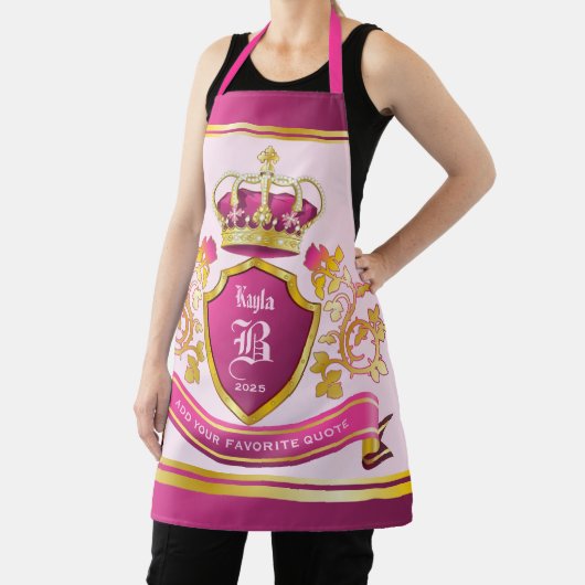 自分のコートの腕の金ゴールドの真珠 エプロン (インサイチュ)