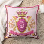 自分のコートの腕の金ゴールドの真珠 クッション (ブランケット)