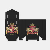 自分のコートを作る腕の赤い金ゴールド獅子紋章 フェイバーボックス (折り畳みなし)