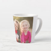 自分のコーヒーをカスタムパーソナライズされたする カフェラテマグ (右アングル)